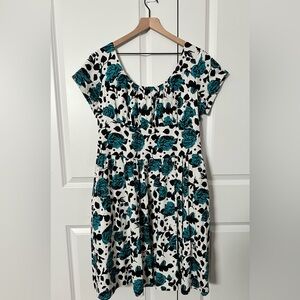 Blue Rose Retro Dress by Unique Vintage 3X